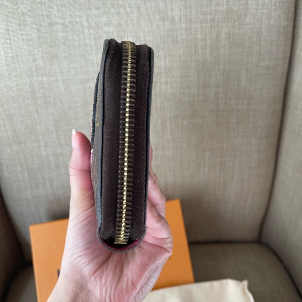 Authentic LOUIS VUITTON Monogram Printed Zippy Zip Around Long Wallet CA3178 - Picture 4 of 16